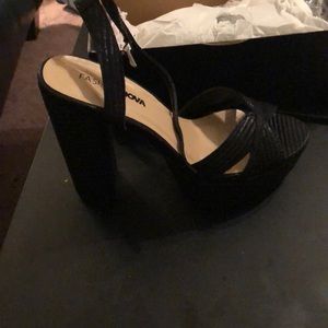 Brand new fashion nova shoes
